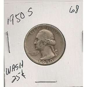    1950 S Washington Quarter in 2x2 coin Holder #68: Everything Else