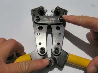   ROTATING DIE COMPOUND LEVERAGE WIRE TERMINAL CABLE LUG CRIMPER  
