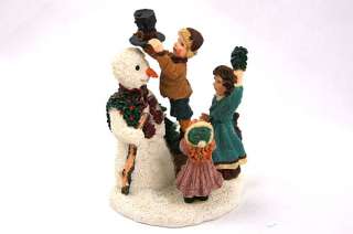 Set of Three Dept 56 Figurines   Winter Snow Activities  