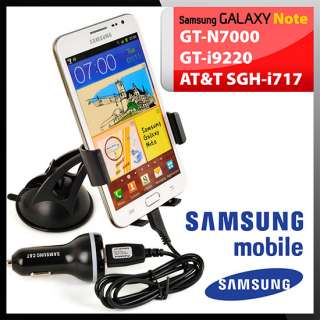 NEW Genuine Samsung Galaxy Note Universal Car mount Cradle Kit Power 