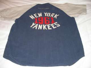 New York Yankees Jersey Vintage 90s Cooperstown 1961 World Series 