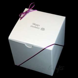 Cupcake Cookie Candy Wedding Favor Treat Gift Box 4x4   50 bxs  