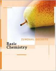 Basic Chemistry, (0618803300), Steven S. Zumdahl, Textbooks   Barnes 