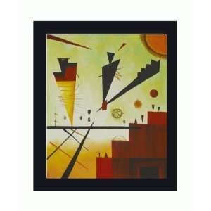Kandinsky Paintings: Structure Joyeuse (Merry Structure) with New Age 