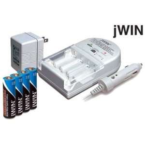  jWIN JB C202 AC/DC Rapid Multi Battery Quick Charger with 