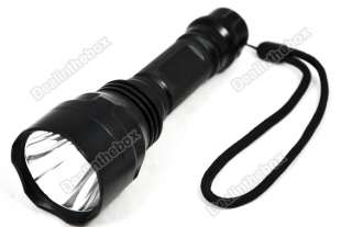 CREE 500LM Lumens 5Modes LED Flashlight Torch Black New  