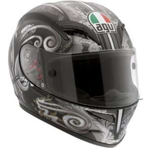  AGV Grid Stigma Black/Gunmetal Motorcycle Helmet Medium AGV 