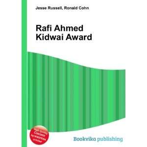 Rafi Ahmed Kidwai Award Ronald Cohn Jesse Russell  Books