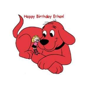  Clifford Red Dog Personalized Edible Cake Image Birthday 