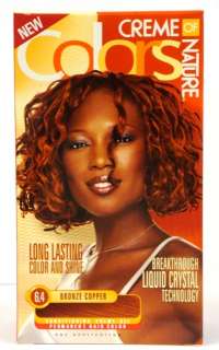 CREME OF NATURE COLORS HAIR COLOR #6.4 BRONZE COPPER  