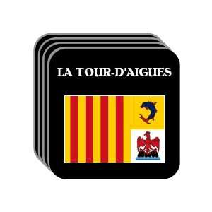   Alpes Cote dAzur   LA TOUR DAIGUES Set of 4 Mini Mousepad Coasters