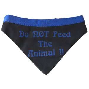  Do Not Feed The Animal Dog Bandana X Small: Pet Supplies