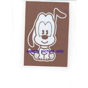  Pluto Baby Car Truck Laptop Vinyl Decal Sticker  WHITE COLOR 