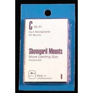  Showgard Pre Cut Black Stamp Mounts Size C50/31 