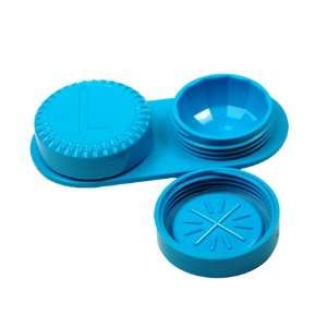 Color Mate Contact Lens Case   Blue: Health & Personal 