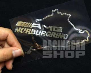 MERCEDES BENZ AMG Nurburgring METAL STICKER 2PCS/SET  