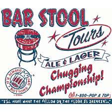 New! FUNNY BEER BAR STOOL TOURS! T SHIRT (S   5XL  