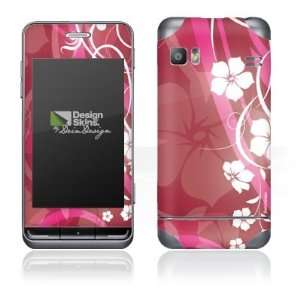  Design Skins for Samsung Wave 723   Pink Flower Design 