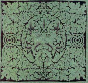 Celtic GREENMAN Tapestry Pagan Wiccan Renaissance SCA  