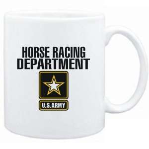  Mug White  Horse Racing DEPARTMENT / U.S. ARMY  Sports 