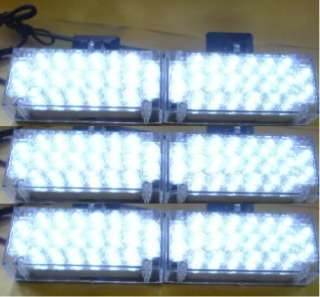 6x22 LED White Car Flash Light Strobe 3 Flashing Modes  