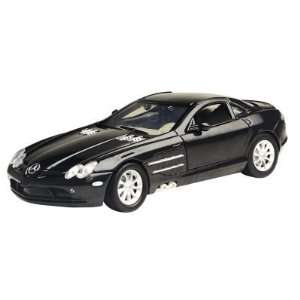  Mercedes Mclaren SLR Metallic Black 1:24 Diecast Model Car 