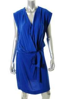 Diane Von Furstenberg NEW Reara Blue Casual Dress Silk Sale 10  