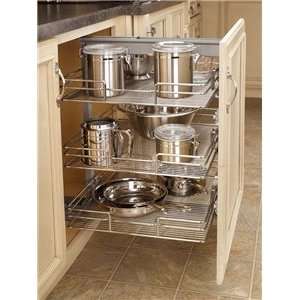 Pull Out Pantry, 9 Shorty , Chrome 