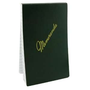 Military Memorandum Book, 3 3/8 x 5 1/2, Dark Green, Top Bound, NSN 