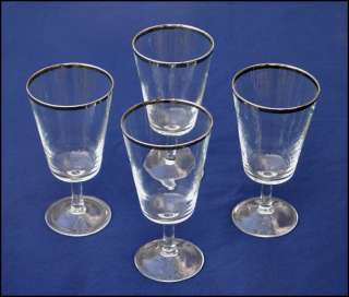 Dorothy Thorpe Roly Poly Mad Men Footed Stemmed Water Goblets Glass 