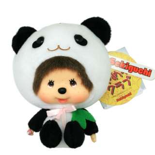 Monchichi 6 Plush Toy Doll Figure   White Panda  