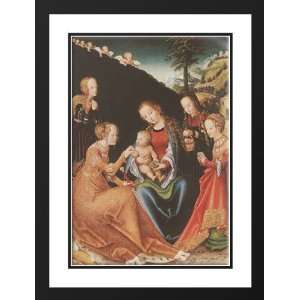  Cranach the Elder, Lucas 28x38 Framed and Double Matted 