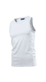 Hanes Plain WHITE BLACK Slim Fit Tank Tops Vest Sleeveless T Shirt 