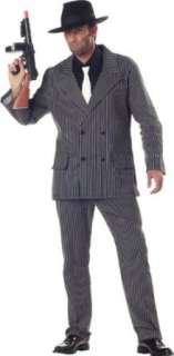  Adult Al Capone Gangster Costume (Size:X Large): Clothing