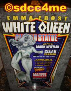 White Queen Clear Diamond Variant Statue Bowen Designs X Men Emma 