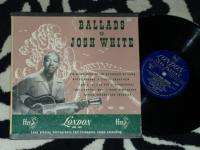 Ballads JOSH WHITE Program LONDON RECORDS 10 Vinyl LP  