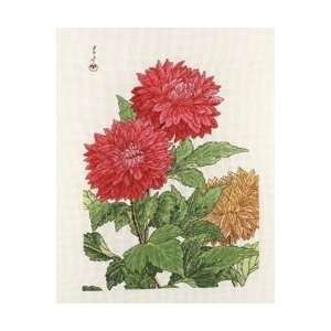  Dahlia   Counted Cross Stitch Kit: Arts, Crafts & Sewing