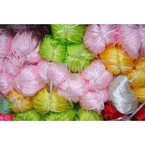  colors chinese knot silk cord 1200 meter 40: Arts, Crafts 