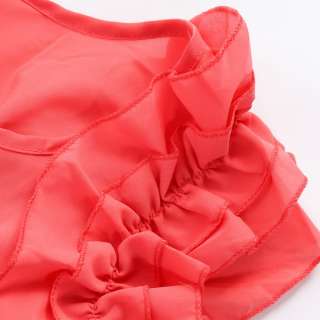 8202 Japan Korean Fashion Style Flounced Sleeve Bandage Blouse Top (2 