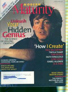 2000 Modern Maturity Magazine: Paul McCartney   How I Create  