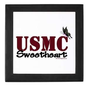  Military Backer USMC Sweetheart (Camo Butterfly) Keepsake 
