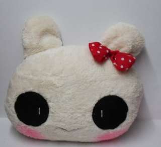 Cute He & She Rabbit Plush Car Head Rest Cushion Pillow  