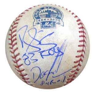  Darryl Strawberry 83 ROY & Doc Gooden 84 ROY Autographed 