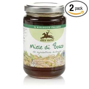 Alce Nero Organic Forest Honey, 400 Gram Grocery & Gourmet Food