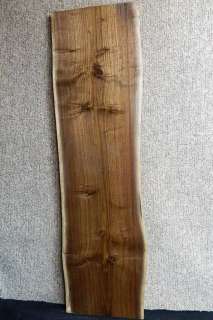   Black Walnut Figured Live Edge Knotty Craftwood Lumber Slab 840  