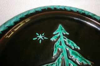 BMP BLUE MOUNTAIN POTTERY DISPLAY PLATE CHRISTMAS 1976  