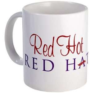 Red Hot Red Hat Seniors Mug by 