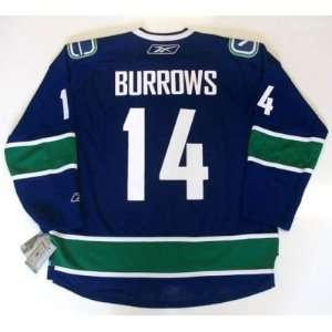 Alex Burrows Vancouver Canucks Jersey Rbk Real