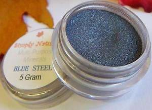 Artistic Bare Pigment Minerals EyeShadow Makeup BLUE STEEL  