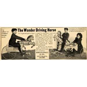   Wonder Driving Horse Riding Toy   Original Print Ad: Home & Kitchen